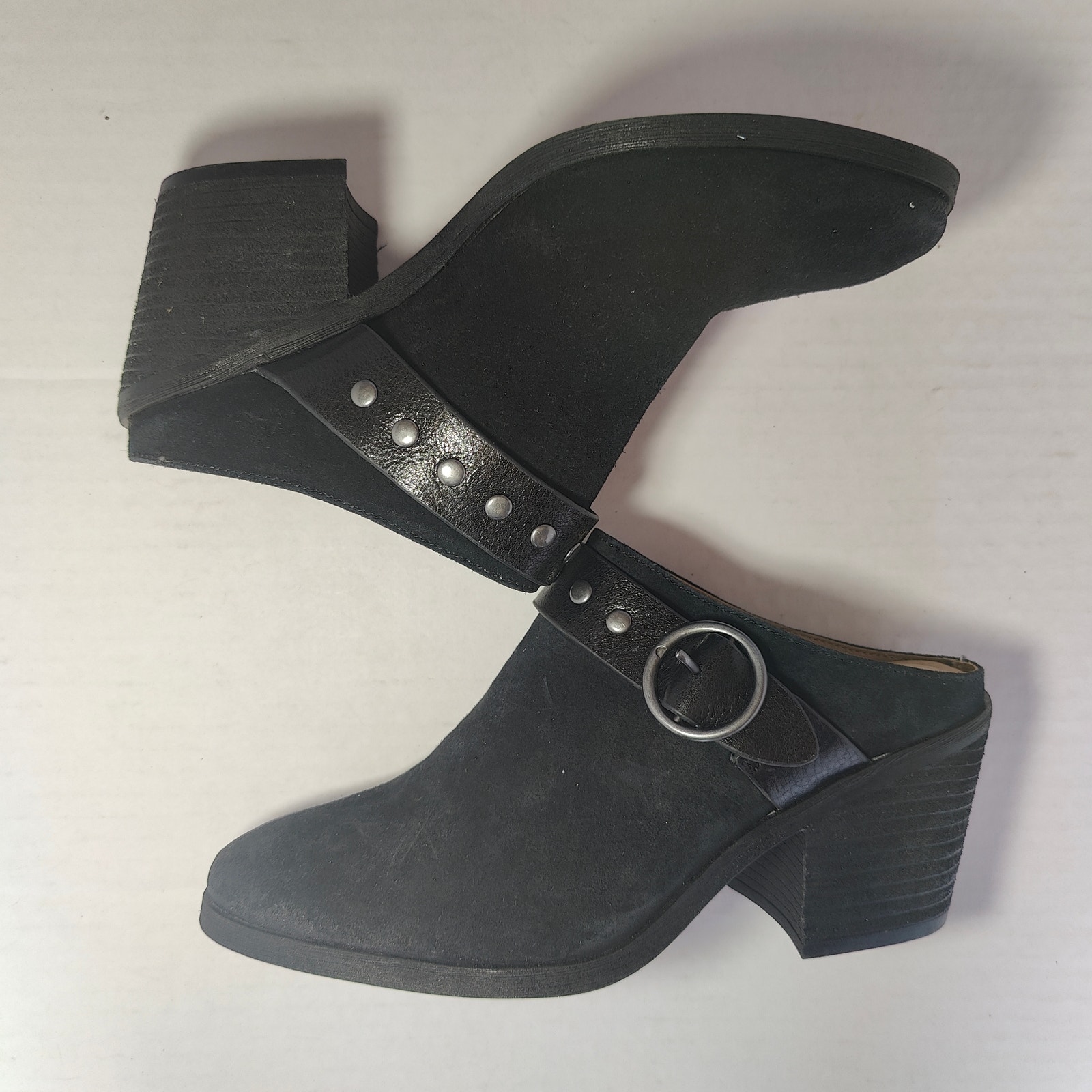 Sofft Women's Adena Black Suede Mule Size 9 Nwob Sf0066821